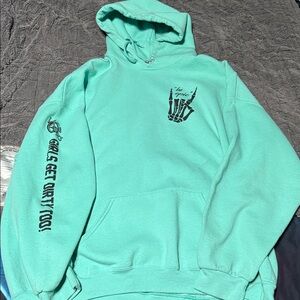 Women’s Mint Green Off Road Vixens Graphic Hoodie